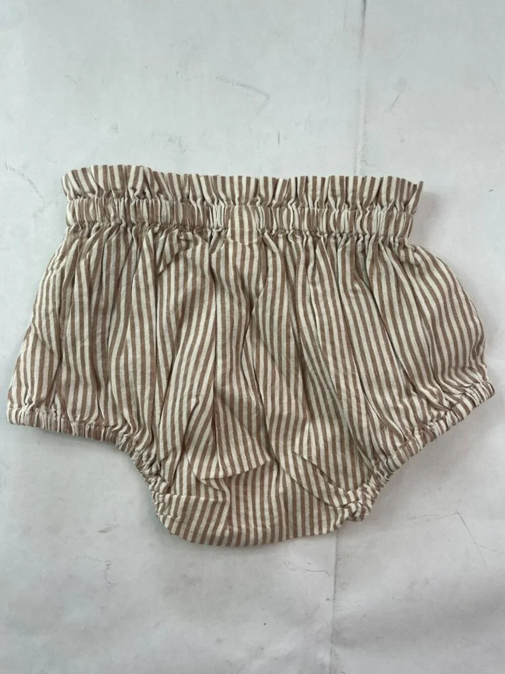 Pink Chicken Stevie Dress & Shorts Tawny Brown Stripe Babies Size 12/18M $84 NWT - Picture 14 of 16